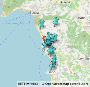 Mappa Via Don, 37011 Bardolino VR, Italia (1.045)