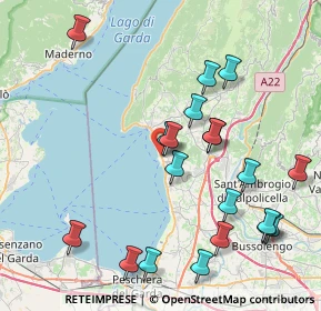 Mappa Via Don, 37011 Bardolino VR, Italia (8.9125)