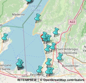 Mappa Via Don, 37011 Bardolino VR, Italia (9.649)