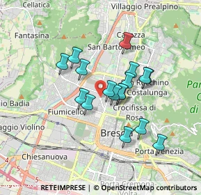 Mappa Via Sant'Eustacchio, 25128 Brescia BS, Italia (1.36529)