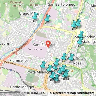 Mappa Via Sant'Eustacchio, 25128 Brescia BS, Italia (1.3235)