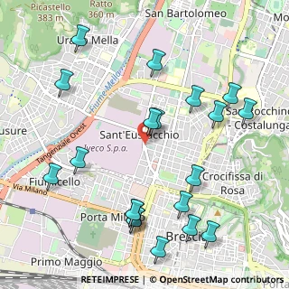 Mappa Via Sant'Eustacchio, 25128 Brescia BS, Italia (1.2165)