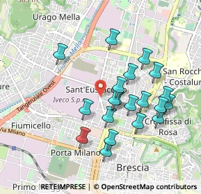 Mappa Via Sant'Eustacchio, 25128 Brescia BS, Italia (0.873)