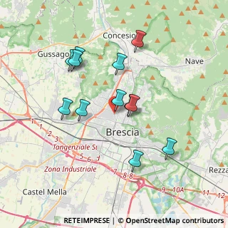 Mappa Via Sant'Eustacchio, 25128 Brescia BS, Italia (3.34)