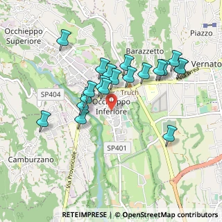 Mappa Via Villa, 13897 Occhieppo Inferiore BI, Italia (0.8535)