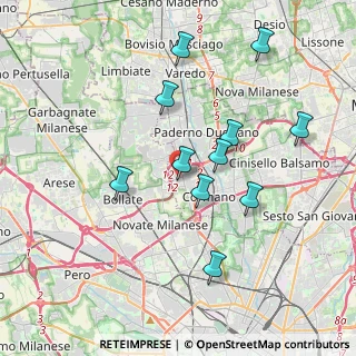 Mappa Via dell'Industria, 20037 Cormano MI, Italia (3.59727)