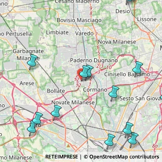 Mappa Via dell'Industria, 20037 Cormano MI, Italia (6.28286)