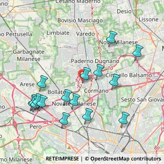 Mappa Via dell'Industria, 20037 Cormano MI, Italia (4.4875)