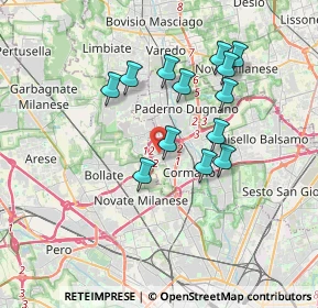 Mappa Via dell'Industria, 20037 Cormano MI, Italia (3.15)