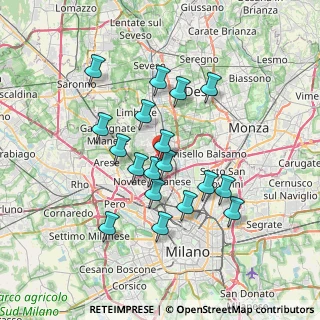 Mappa Via dell'Industria, 20037 Cormano MI, Italia (6.30056)