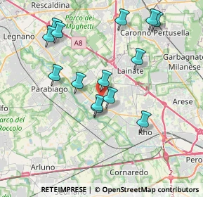 Mappa Via Fratelli Cairoli, 20014 Nerviano MI, Italia (3.755)