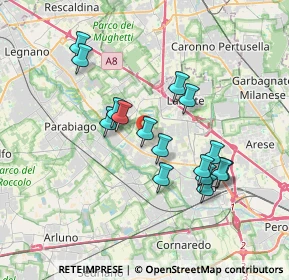 Mappa Via Fratelli Cairoli, 20014 Nerviano MI, Italia (3.23813)