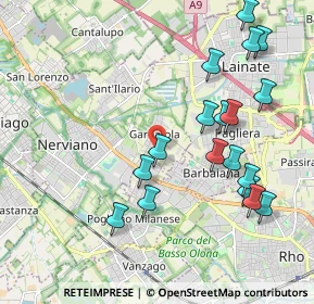 Mappa Via Fratelli Cairoli, 20014 Nerviano MI, Italia (2.165)