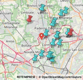Mappa Via Cesare Beccaria, 20037 Paderno Dugnano MI, Italia (3.9415)