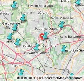 Mappa Via Cesare Beccaria, 20037 Paderno Dugnano MI, Italia (5.67571)