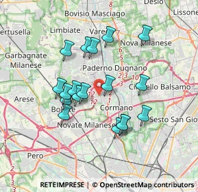Mappa Via Cesare Beccaria, 20037 Paderno Dugnano MI, Italia (3.11611)