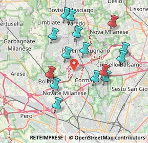 Mappa Via Cesare Beccaria, 20037 Paderno Dugnano MI, Italia (3.684)