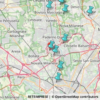 Mappa Via Cesare Beccaria, 20037 Paderno Dugnano MI, Italia (5.46818)