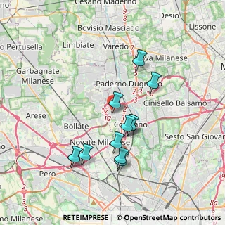 Mappa Via Cesare Beccaria, 20037 Paderno Dugnano MI, Italia (3.39)