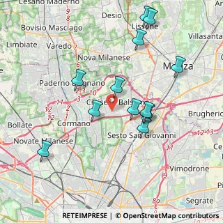 Mappa Via Indipendenza, 20092 Cinisello Balsamo MI, Italia (3.885)