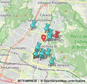 Mappa Via Trento, 25128 Brescia BS, Italia (1.3025)