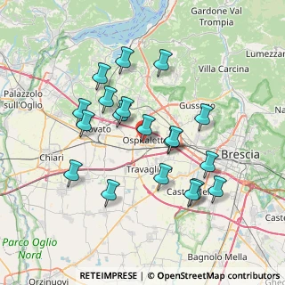 Mappa Via San Giacomo, 25035 Ospitaletto BS, Italia (6.93263)