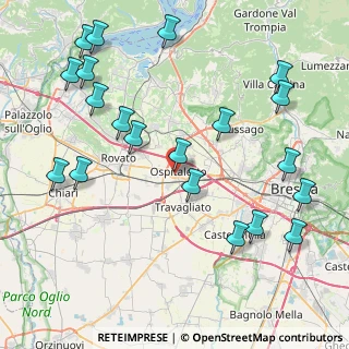 Mappa Via San Giacomo, 25035 Ospitaletto BS, Italia (9.9885)