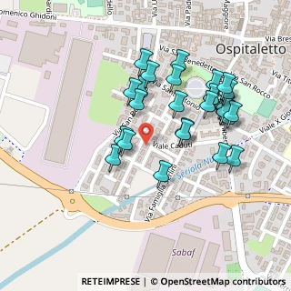 Mappa Via San Giacomo, 25035 Ospitaletto BS, Italia (0.23214)
