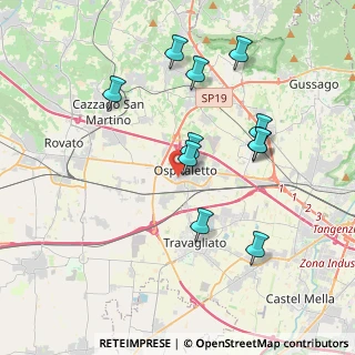 Mappa Via San Giacomo, 25035 Ospitaletto BS, Italia (3.72364)