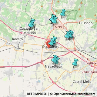 Mappa Via San Giacomo, 25035 Ospitaletto BS, Italia (3.72357)