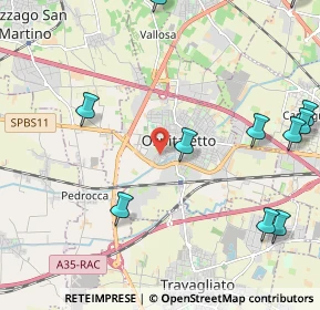Mappa Via Santa Chiara, 25035 Ospitaletto BS, Italia (3.265)