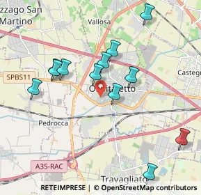 Mappa Via Santa Chiara, 25035 Ospitaletto BS, Italia (1.95083)