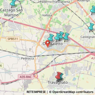 Mappa Via Santa Chiara, 25035 Ospitaletto BS, Italia (2.88636)