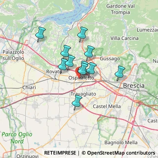 Mappa Via Santa Chiara, 25035 Ospitaletto BS, Italia (4.95909)