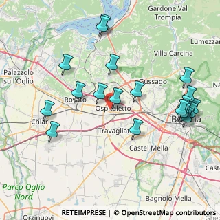 Mappa Via Santa Chiara, 25035 Ospitaletto BS, Italia (9.041)