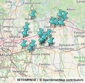 Mappa Vicolo Pozzale, 24045 Fara Gera d'Adda BG, Italia (10.4955)