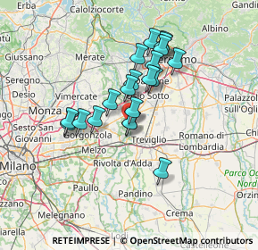 Mappa Vicolo Pozzale, 24045 Fara Gera d'Adda BG, Italia (10.9245)