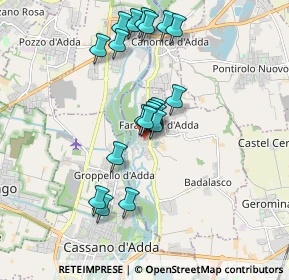 Mappa Vicolo Pozzale, 24045 Fara Gera d'Adda BG, Italia (1.5695)