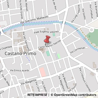 Mappa Corso Martiri Patrioti, 27, 20022 Castano Primo, Milano (Lombardia)