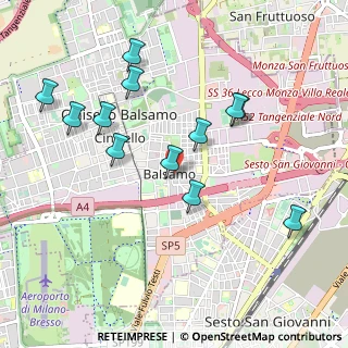 Mappa Via San Paolo, 20092 Cinisello Balsamo MI, Italia (0.99)