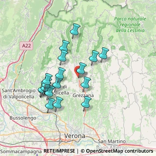 Mappa Via Canova, 37023 Grezzana VR, Italia (6.74889)