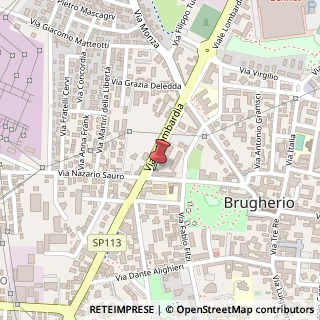 Mappa Via Alcide de Gasperi, 58/62/64, 20861 Brugherio, Monza e Brianza (Lombardia)