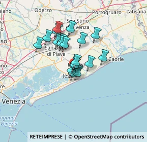 Mappa Via Nervi Pier Luigi, 30016 Jesolo VE, Italia (9.404)
