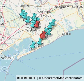 Mappa Via Nervi Pier Luigi, 30016 Jesolo VE, Italia (10.73118)