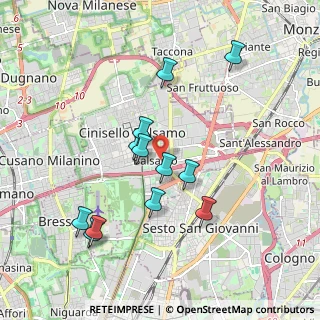Mappa Via Sant'Antonio da Padova, 20092 Cinisello Balsamo MI, Italia (1.78583)