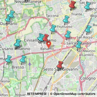 Mappa Via Sant'Antonio da Padova, 20092 Cinisello Balsamo MI, Italia (2.8145)