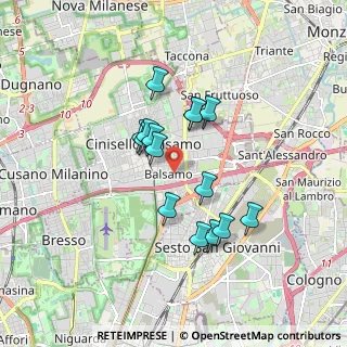 Mappa Via Sant'Antonio da Padova, 20092 Cinisello Balsamo MI, Italia (1.384)