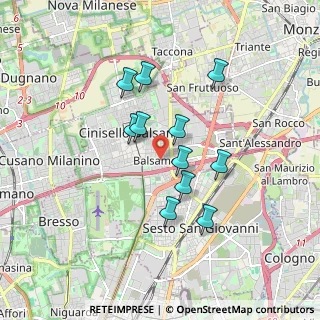 Mappa Via Sant'Antonio da Padova, 20092 Cinisello Balsamo MI, Italia (1.45545)