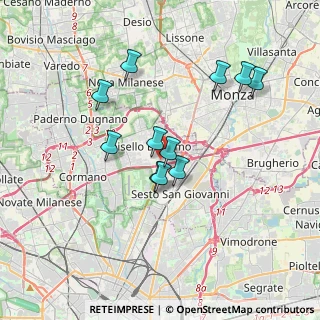 Mappa Via Sant'Antonio da Padova, 20092 Cinisello Balsamo MI, Italia (3.10455)