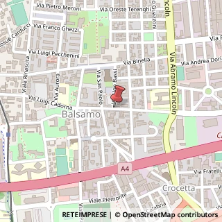 Mappa Via Sant'Antonio da Padova, 35, 20092 Cinisello Balsamo, Milano (Lombardia)